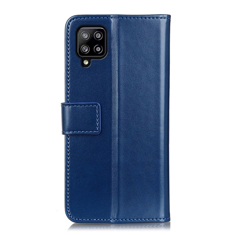 For Samsung Galaxy A22 4G (EU Version) 3-Color Pearl Texture Magnetic Buckle Horizontal Flip PU Leather Case with Card Slots & Wallet & Holder