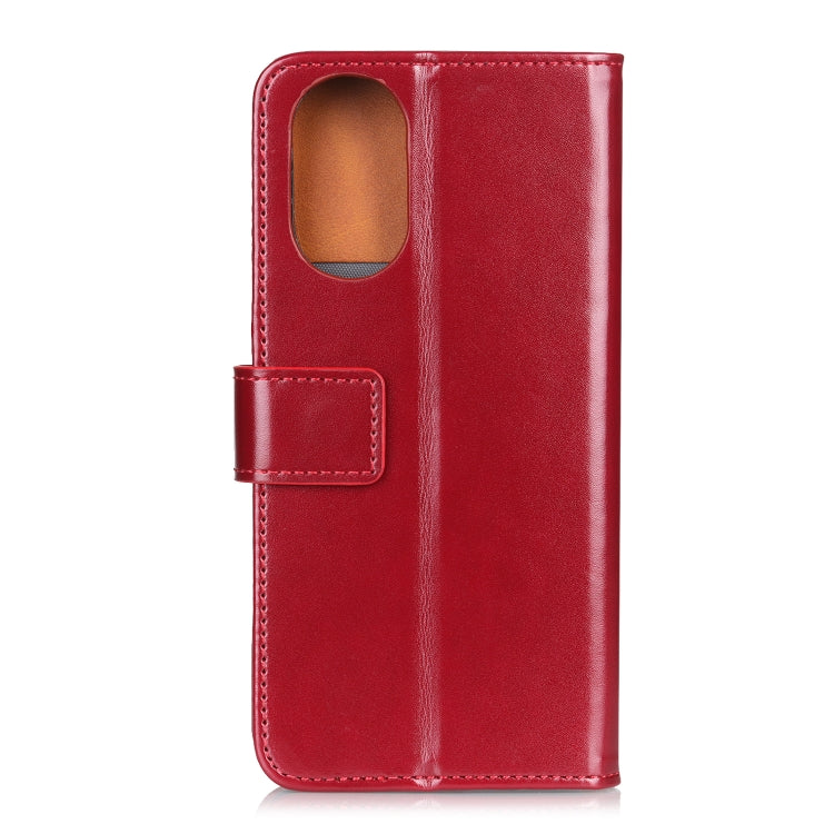 For Huawei P50 3-Color Pearl Texture Magnetic Buckle Horizontal Flip PU Leather Case with Card Slots & Wallet & Holder