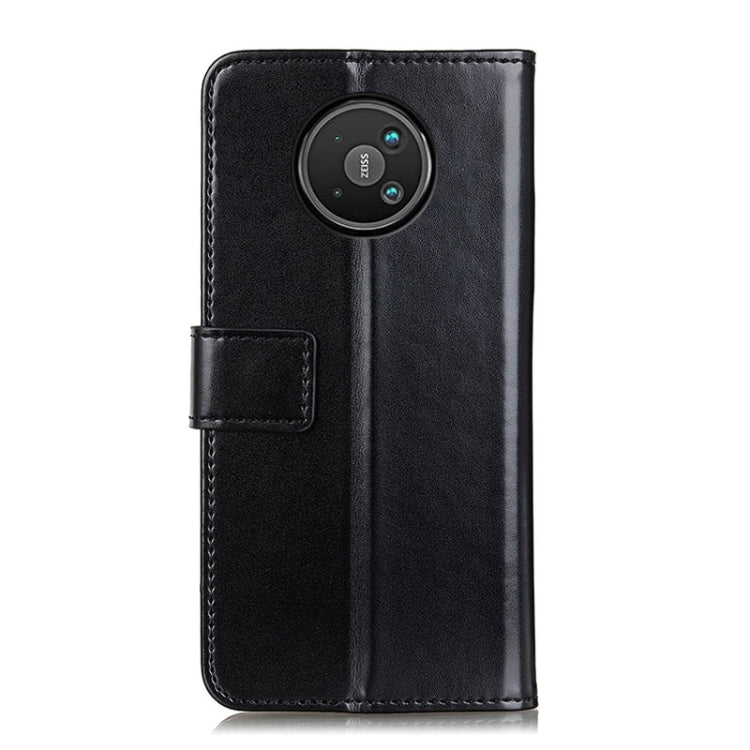 For Nokia 8 V 5G UW 3-Color Pearl Texture Magnetic Buckle Horizontal Flip PU Leather Case with Card Slots & Wallet & Holder