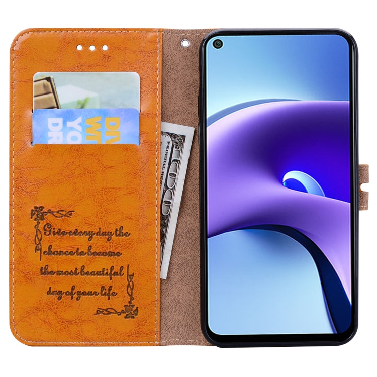 For Xiaomi Redmi Note 9T Business Style Oil Wax Texture Horizontal Flip Leather Case with Holder & Card Slots & Wallet