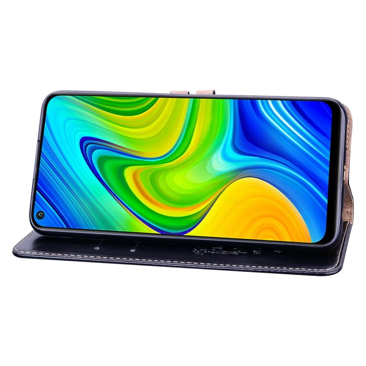 For Xiaomi Mi 10T Pro 5G Business Style Oil Wax Texture Horizontal Flip Leather Case with Holder & Card Slots & Wallet
