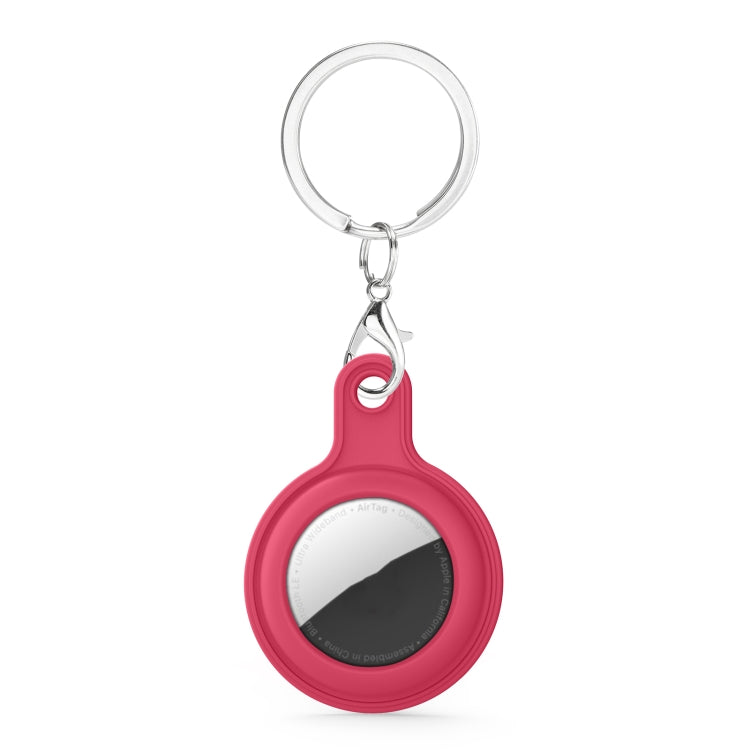 Gel Leather Case Cover with Switchable Keychain Ring for AirTag