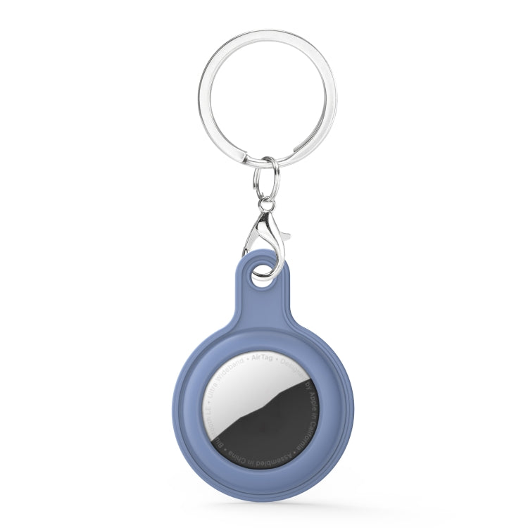 Gel Leather Case Cover with Switchable Keychain Ring for AirTag