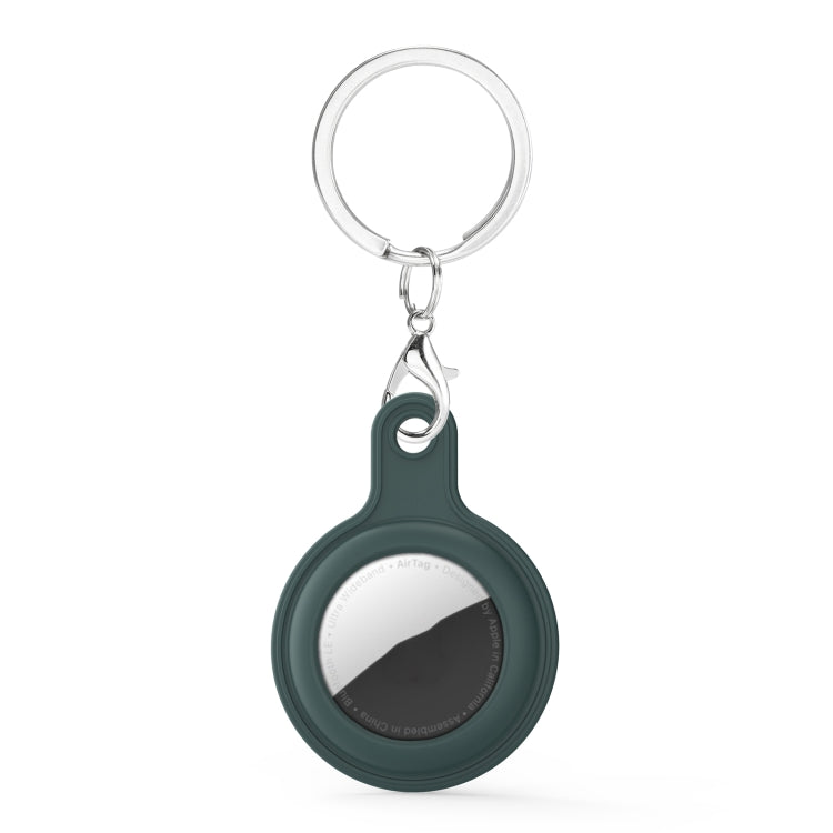 Gel Leather Case Cover with Switchable Keychain Ring for AirTag