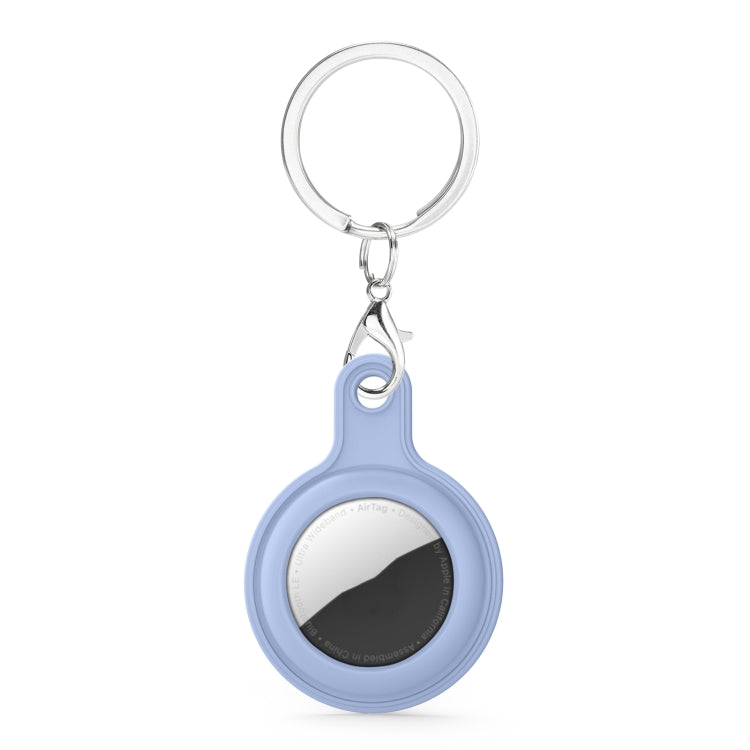 Gel Leather Case Cover with Switchable Keychain Ring for AirTag