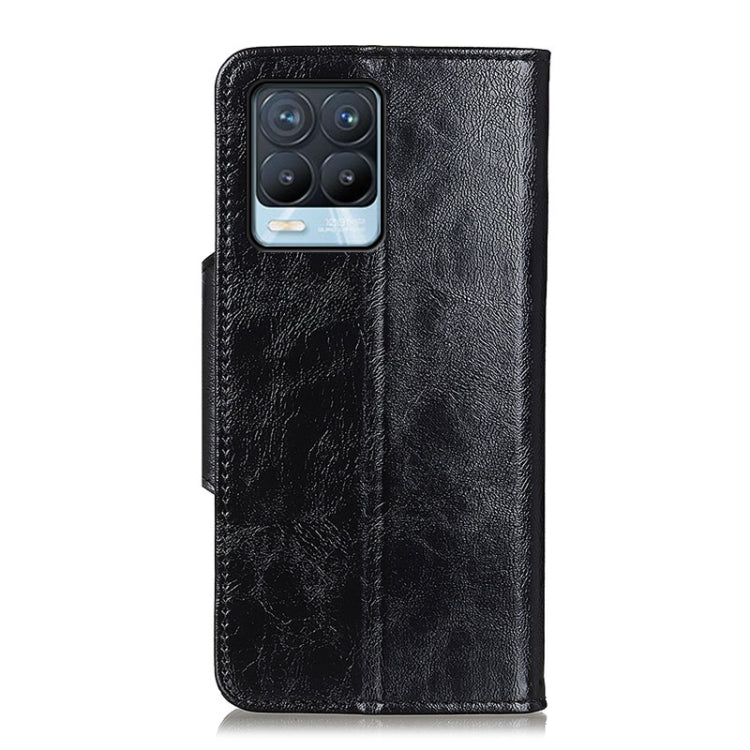 For OPPO Realme 8 / Realme 8 Pro Crazy Horse Texture Magnetic Buckle Horizontal Flip Leather Case with Holder & 6-Card Slots & Wallet
