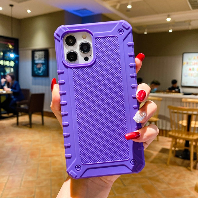 For iPhone 12 / 12 Pro Diamond Texture 360 Degree All-inclusive Shockproof Skidproof TPU Case