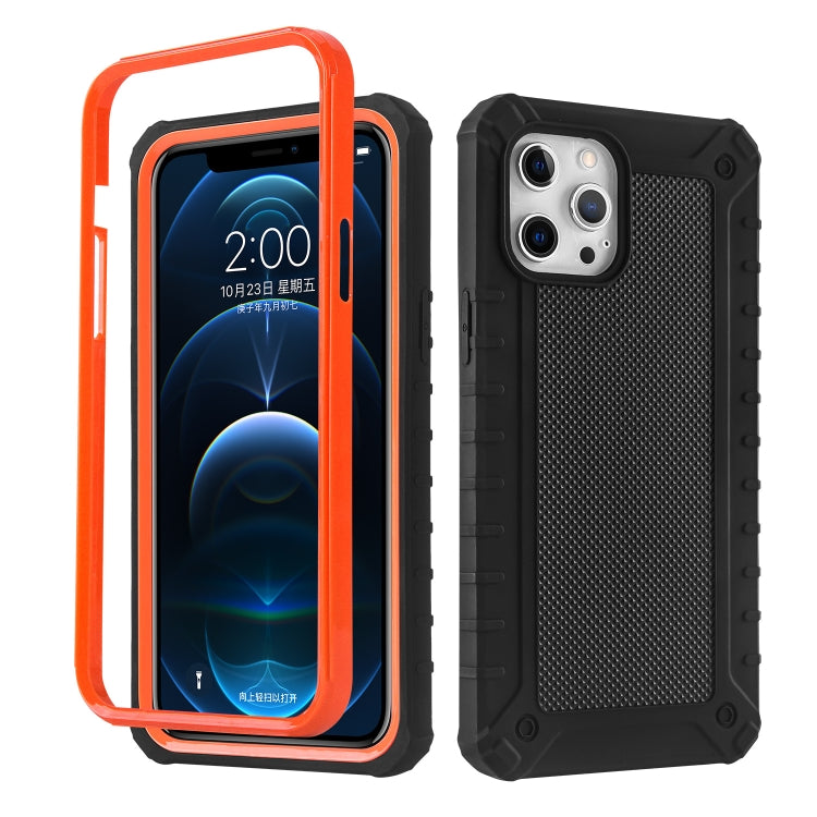 For iPhone 12 Pro Max Diamond Texture 360 Degree All-inclusive Shockproof Skidproof TPU Case