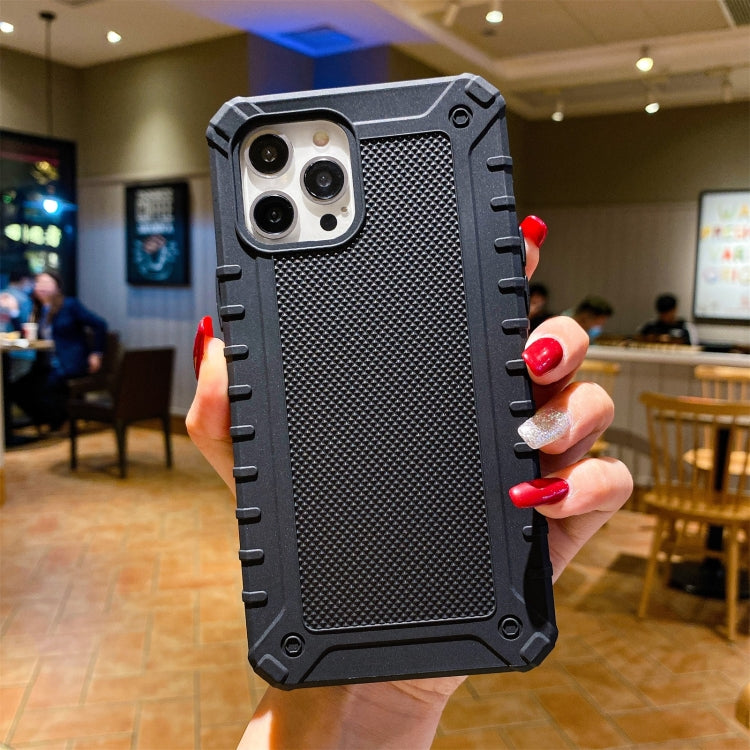 For iPhone 12 Pro Max Diamond Texture 360 Degree All-inclusive Shockproof Skidproof TPU Case