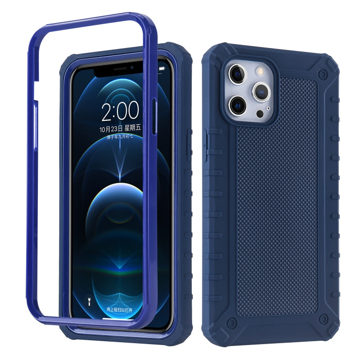 For iPhone 12 Pro Max Diamond Texture 360 Degree All-inclusive Shockproof Skidproof TPU Case