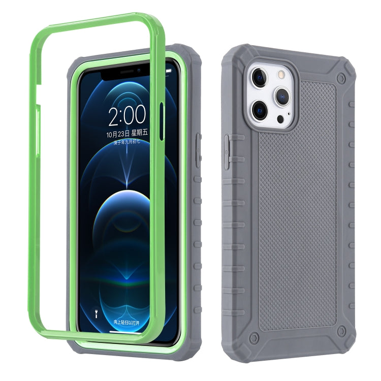 For iPhone 12 Pro Max Diamond Texture 360 Degree All-inclusive Shockproof Skidproof TPU Case
