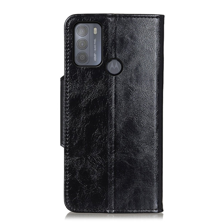 For Motorola Moto G50 Crazy Horse Texture Magnetic Buckle Horizontal Flip Leather Case with Holder & 6-Card Slots & Wallet