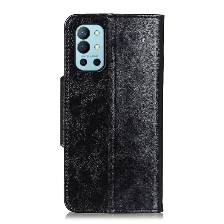 For OnePlus 9R Crazy Horse Texture Magnetic Buckle Horizontal Flip Leather Case with Holder & 6-Card Slots & Wallet