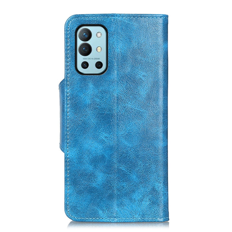 For OnePlus 9R Crazy Horse Texture Magnetic Buckle Horizontal Flip Leather Case with Holder & 6-Card Slots & Wallet