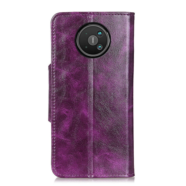 For Nokia 8 V 5G Crazy Horse Texture Magnetic Buckle Horizontal Flip Leather Case with Holder & 6-Card Slots & Wallet
