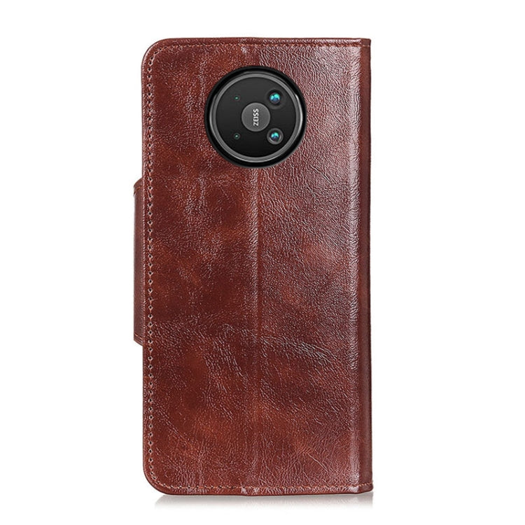 For Nokia 8 V 5G Crazy Horse Texture Magnetic Buckle Horizontal Flip Leather Case with Holder & 6-Card Slots & Wallet