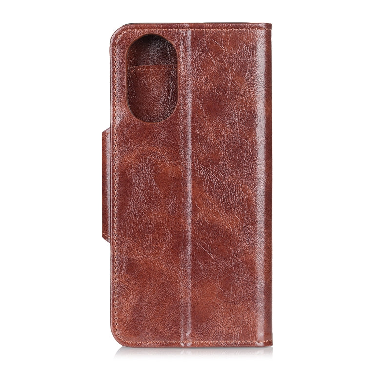 For Huawei P50 Pro Crazy Horse Texture Magnetic Buckle Horizontal Flip Leather Case with Holder & 6-Card Slots & Wallet