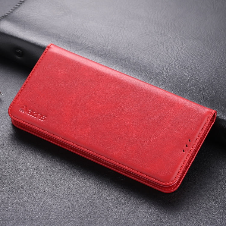 For OnePlus 7 AZNS Retro Texture Magnetic Horizontal Flip PU Leather Case with Holder & Card Slots & Photo Frame
