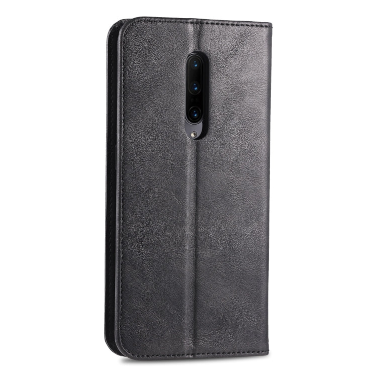 For OnePlus 7 Pro AZNS Retro Texture Magnetic Horizontal Flip PU Leather Case with Holder & Card Slots & Photo Frame