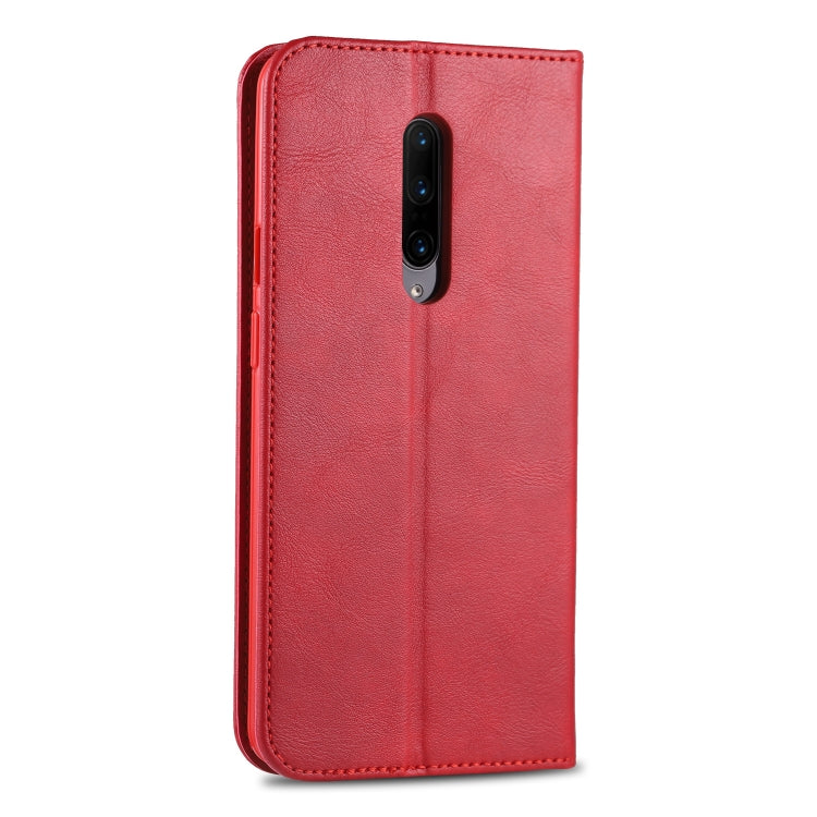 For OnePlus 7 Pro AZNS Retro Texture Magnetic Horizontal Flip PU Leather Case with Holder & Card Slots & Photo Frame