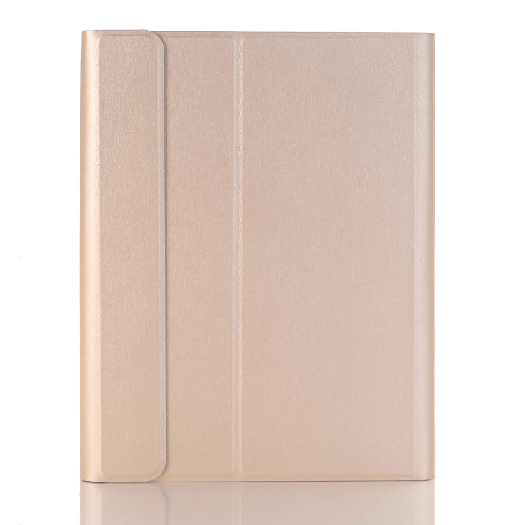 YA098B Detachable Lambskin Texture Round Keycap Bluetooth Keyboard Leather Tablet Case with Pen Slot & Stand For iPad Air 4 10.9 inch (2020) / Pro 11 inch (2020) & (2018)