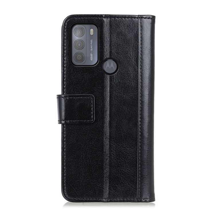 For Motorola Moto G50 Peas Crazy Horse Texture Horizontal Flip Leather Case with Holder & Card Slots & Wallet