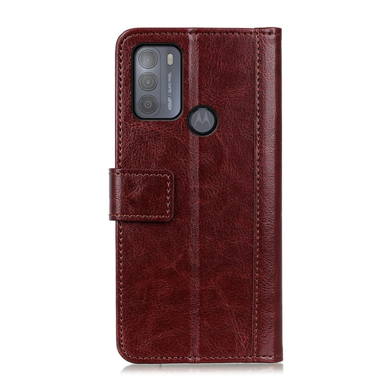 For Motorola Moto G50 Peas Crazy Horse Texture Horizontal Flip Leather Case with Holder & Card Slots & Wallet
