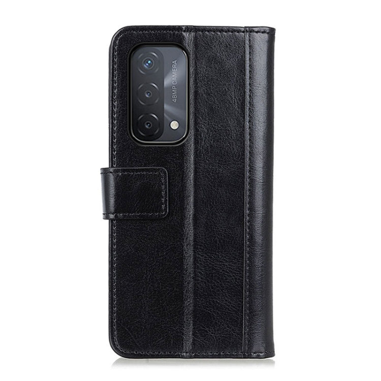 For OPPO A93 5G Peas Crazy Horse Texture Horizontal Flip Leather Case with Holder & Card Slots & Wallet
