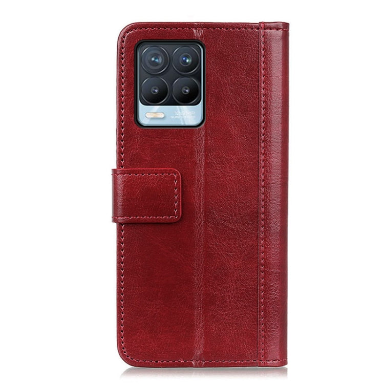 For OPPO Realme 8 Pro Peas Crazy Horse Texture Horizontal Flip Leather Case with Holder & Card Slots & Wallet