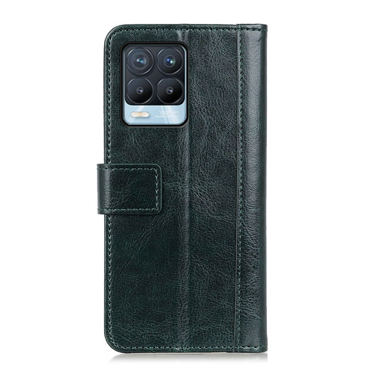For OPPO Realme 8 Pro Peas Crazy Horse Texture Horizontal Flip Leather Case with Holder & Card Slots & Wallet
