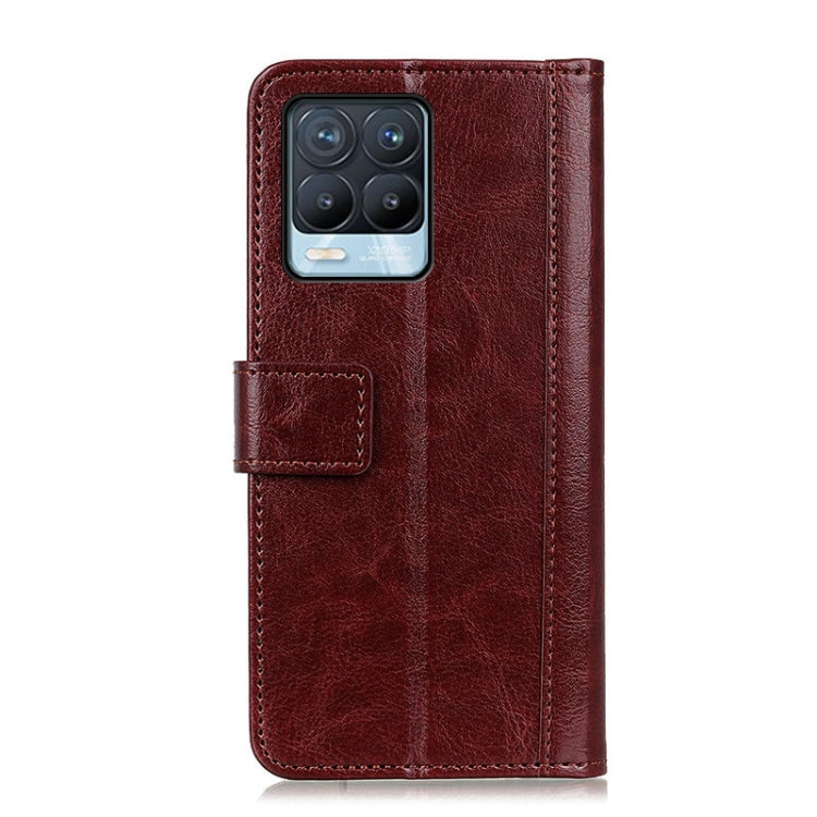 For OPPO Realme 8 Pro Peas Crazy Horse Texture Horizontal Flip Leather Case with Holder & Card Slots & Wallet