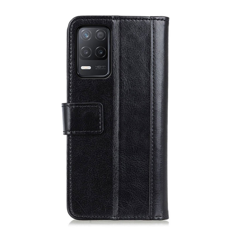 For OPPO Realme V13 5G / 8 5G Peas Crazy Horse Texture Horizontal Flip Leather Case with Holder & Card Slots & Wallet