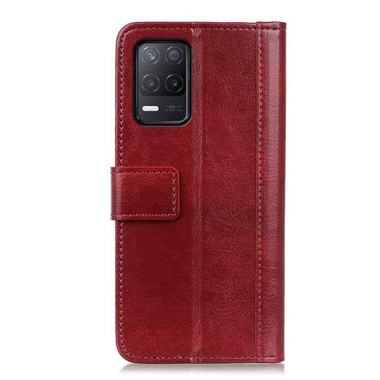 For OPPO Realme V13 5G / 8 5G Peas Crazy Horse Texture Horizontal Flip Leather Case with Holder & Card Slots & Wallet