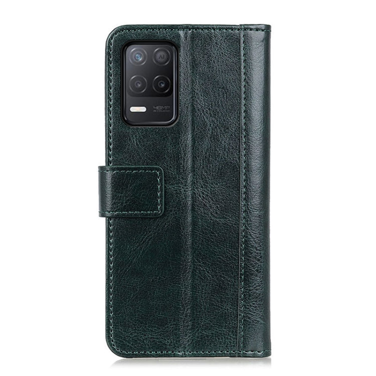 For OPPO Realme V13 5G / 8 5G Peas Crazy Horse Texture Horizontal Flip Leather Case with Holder & Card Slots & Wallet