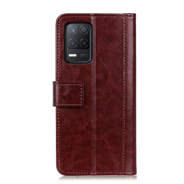 For OPPO Realme V13 5G / 8 5G Peas Crazy Horse Texture Horizontal Flip Leather Case with Holder & Card Slots & Wallet