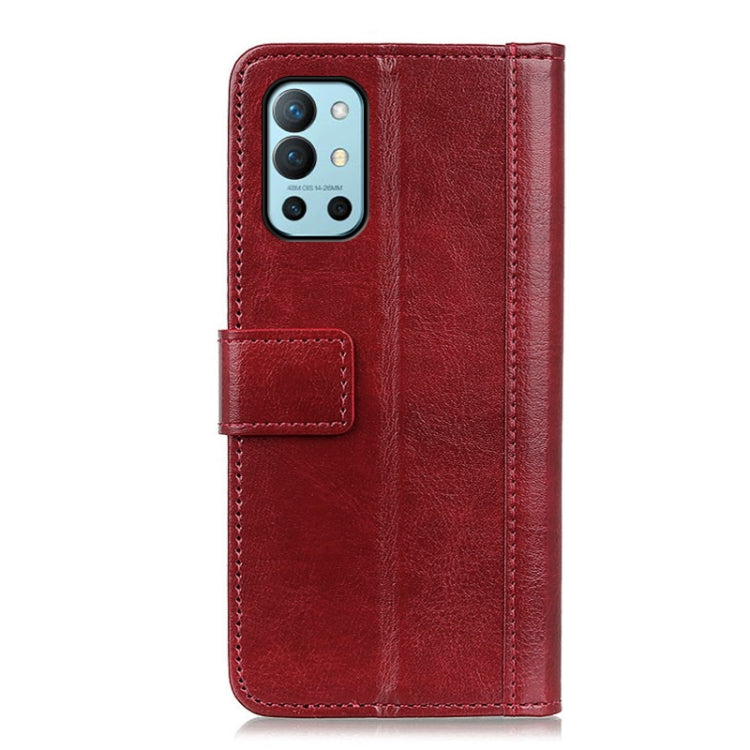For OnePlus 9R Peas Crazy Horse Texture Horizontal Flip Leather Case with Holder & Card Slots & Wallet