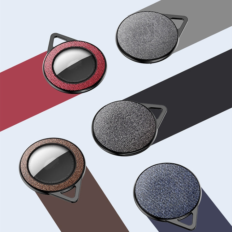 Sea Sand Texture PC Anti-scratch Shockproof Protective Cover Soft Case with Keychain Ring Loop For AirTag