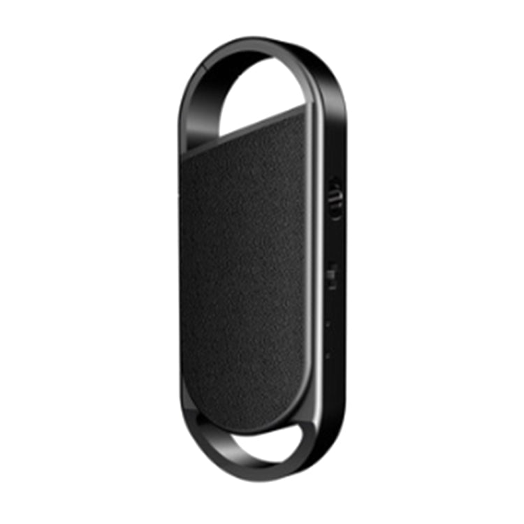 SK008 Mini Smart Keychain Voice Recorder, Capacity:8GB(Black)