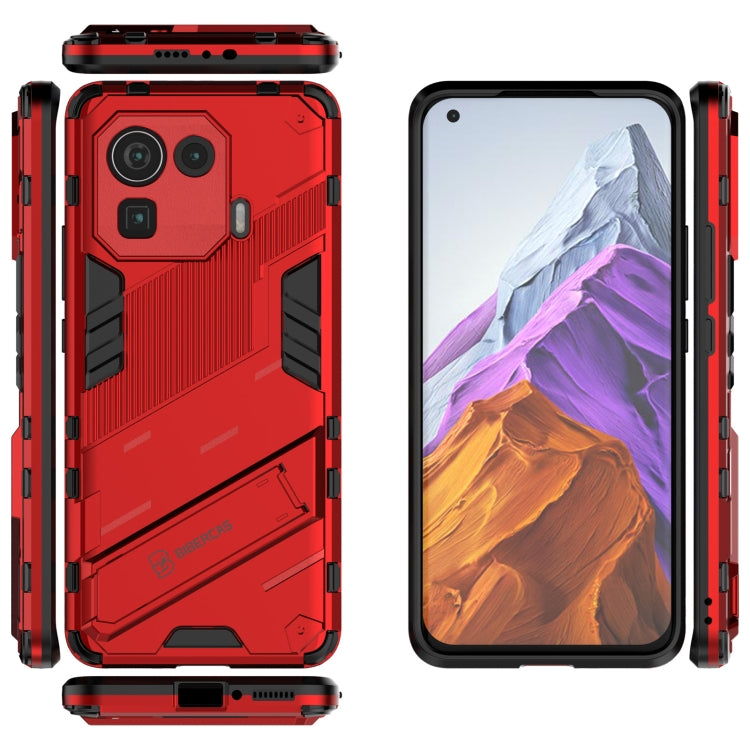 For Xiaomi Mi 11 Pro Punk Armor 2 in 1 PC + TPU Shockproof Case with Invisible Holder