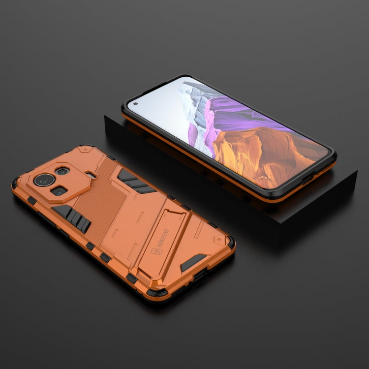 For Xiaomi Mi 11 Pro Punk Armor 2 in 1 PC + TPU Shockproof Case with Invisible Holder