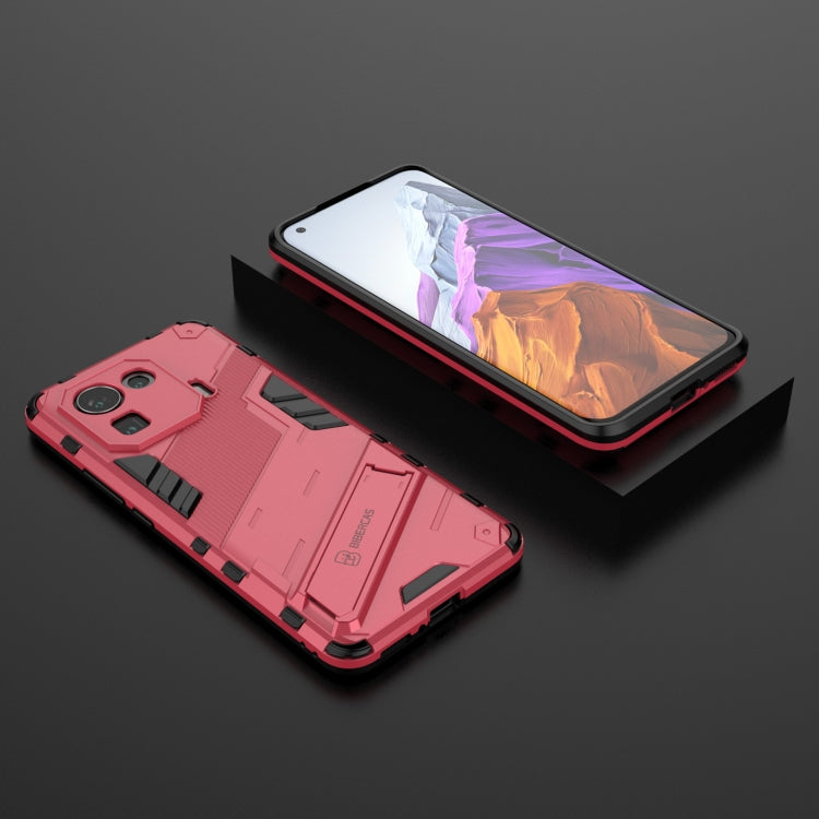 For Xiaomi Mi 11 Pro Punk Armor 2 in 1 PC + TPU Shockproof Case with Invisible Holder