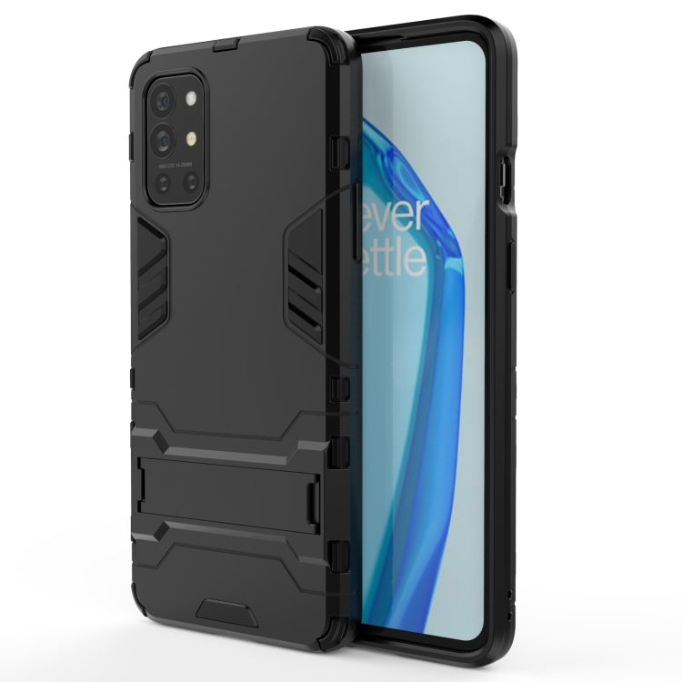 For OnePlus 9R Shockproof PC + TPU Protective Case with Hidden Holder