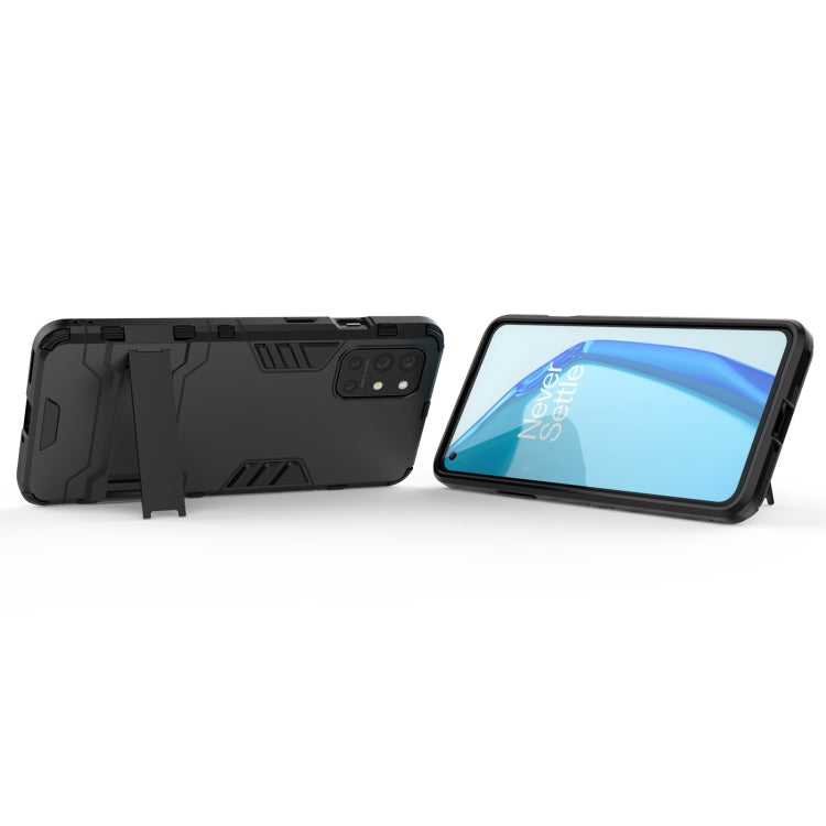 For OnePlus 9R Shockproof PC + TPU Protective Case with Hidden Holder