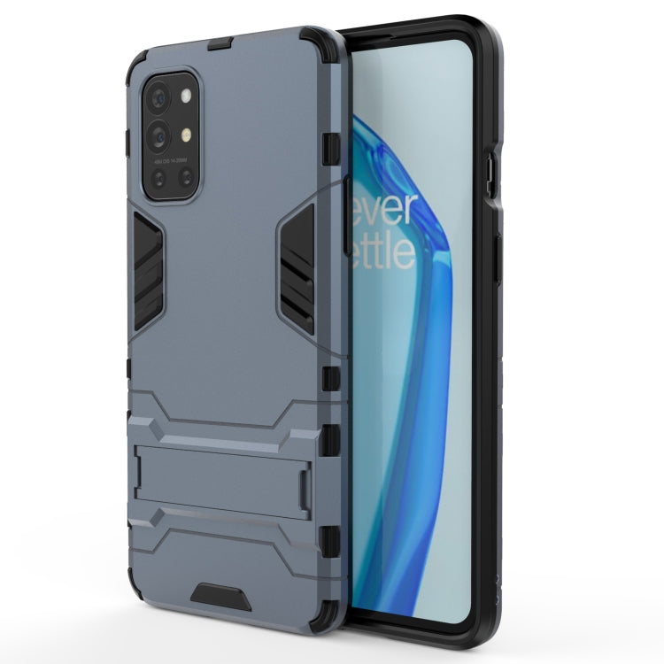 For OnePlus 9R Shockproof PC + TPU Protective Case with Hidden Holder