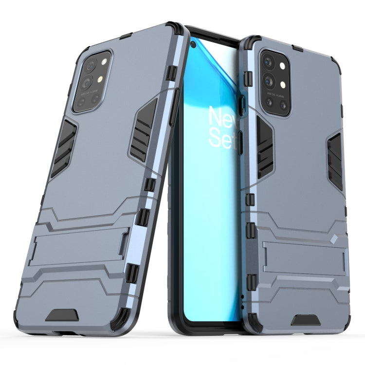 For OnePlus 9R Shockproof PC + TPU Protective Case with Hidden Holder