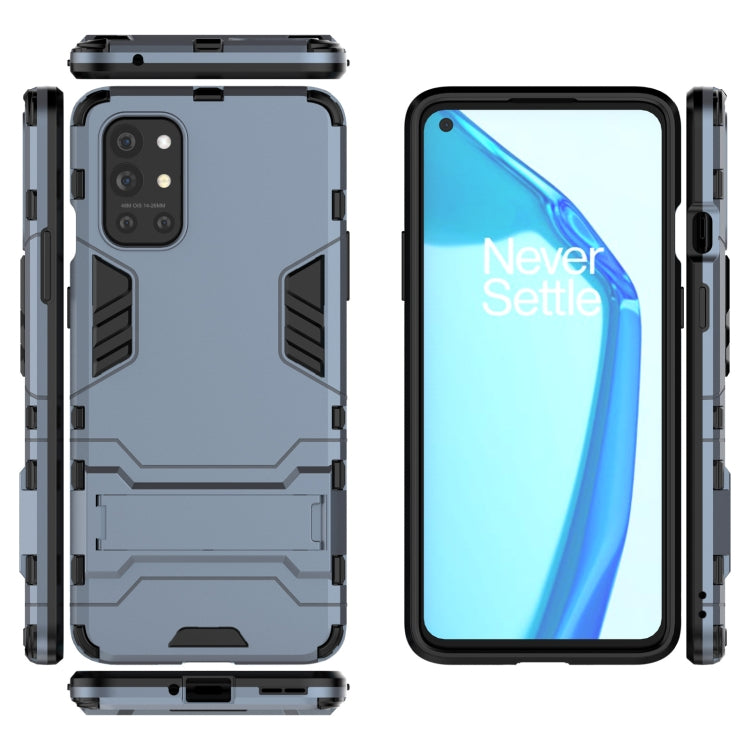 For OnePlus 9R Shockproof PC + TPU Protective Case with Hidden Holder