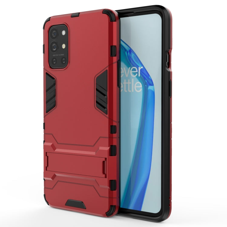 For OnePlus 9R Shockproof PC + TPU Protective Case with Hidden Holder