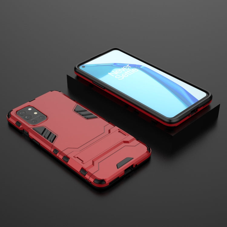 For OnePlus 9R Shockproof PC + TPU Protective Case with Hidden Holder