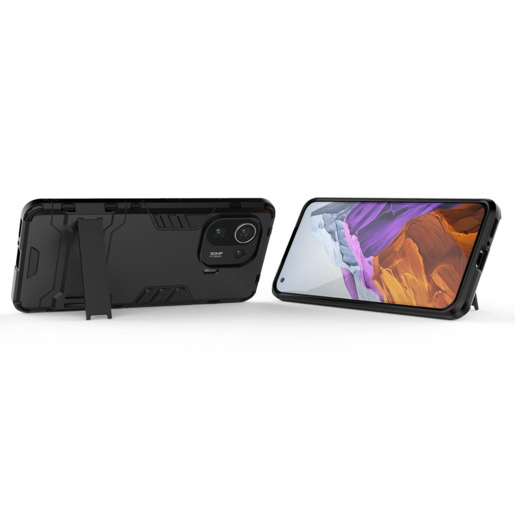 For Xiaomi Mi 11 Pro Shockproof PC + TPU Protective Case with Hidden Holder