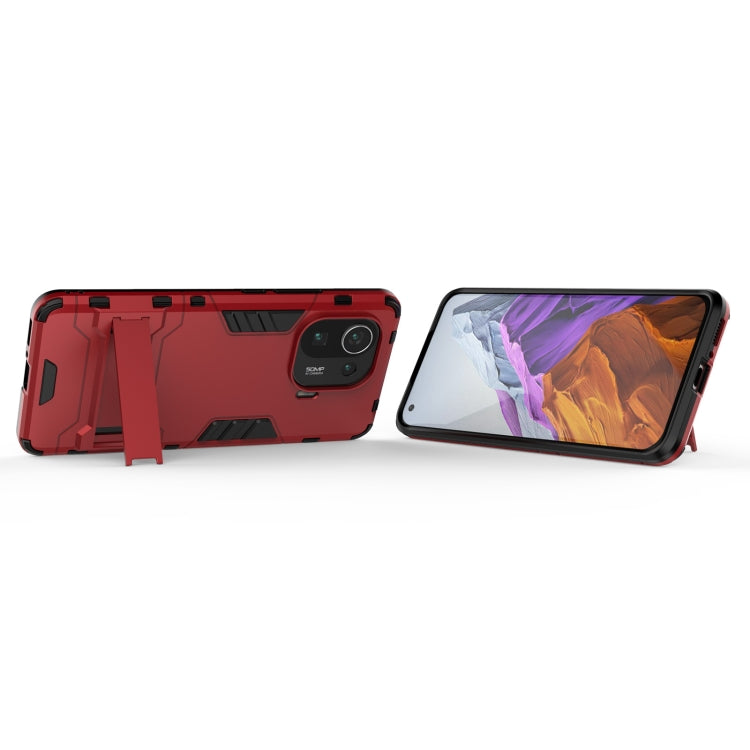 For Xiaomi Mi 11 Pro Shockproof PC + TPU Protective Case with Hidden Holder